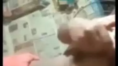 Village girl showing boobs to lover on video call