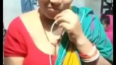 Village aunty hot expose