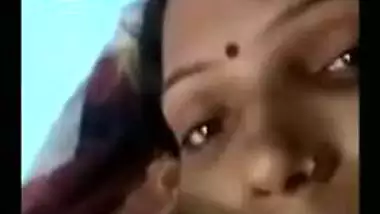 Village lady exposing nipple