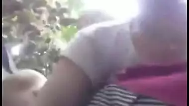 Dehati girl bathing nude outdoors selfie video