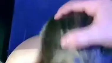He pissed her in the Face and mouth, and then finished deliciously