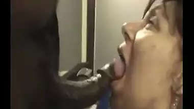 Indian office sex of busty secretary sucking big cock for promotion