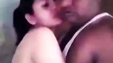 Jija kissing saali and her boob press foreplay