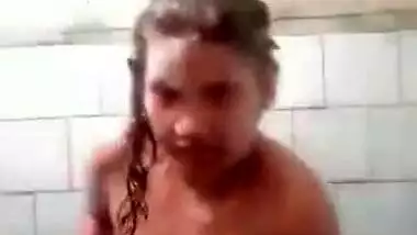 Big boobs Bangladeshi nude bath selfie video