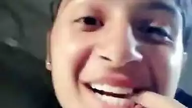 Extremely Cute Young Girl Making Video for Lover Hindi Talking