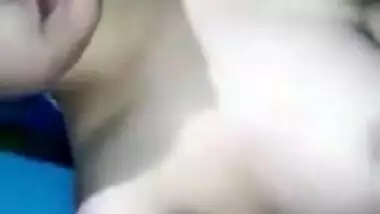 Desi is kind to flash her XXX titties and play with them in sex video