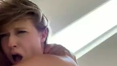 Blonde UCLA head cheerleader takes big dicked tutor till he cum inside her pussy!