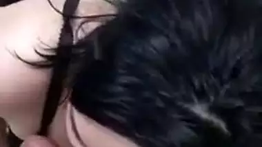 Big boob girl gives a desi blowjob to her lover