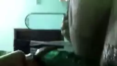 Hijabi Bangladeshi Desi wife giving her XXX husband sensual blowjob MMS