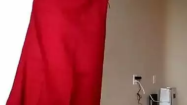 Desi Bhabi Stripping Saree And showing ass
