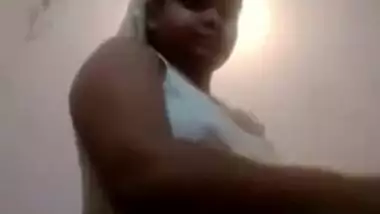 Horny girl on video call