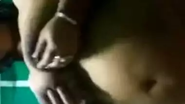 Desi MILF with gigantic saggy tits teases lover in XXX video