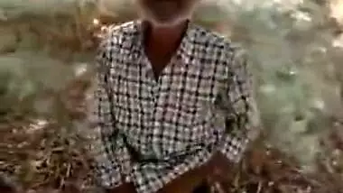 Desi old man caught outdoor