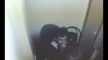College girl recorded her room mate taking...
