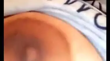 Desi Smart Cute girl showing her boobs