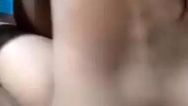 Indian XXX bitch have a hardcore sex in various poses with her boyfriend MMS