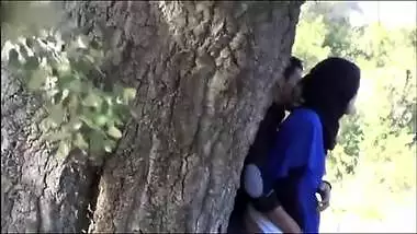 Paki slut wife fucked by her boss outdoor in the forest, Desi mms