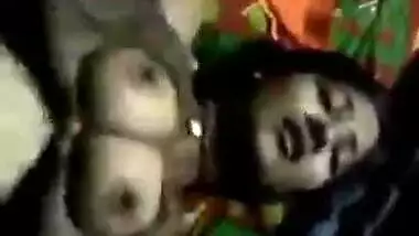 Sexy Bhabhi Has Her Boobs Pressed