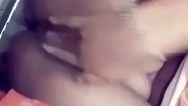 Bangladeshi Desi XXX housewife fingering her mature pussy on video call