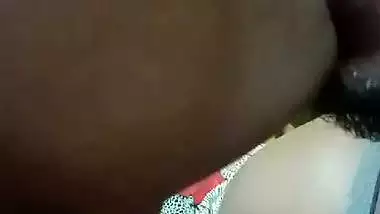 Lover licks his married lover’s tongue in Telugu sex