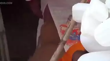 Sexy Village Bhabhi Changing In Open